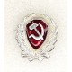 Значок-кокарда  для рядового состав милиции, обр. 1923 г..
